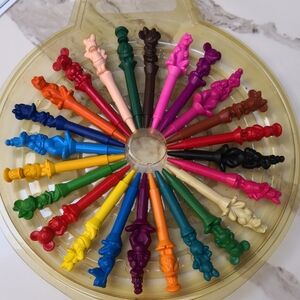 Colorful Disney Character Crayons Set